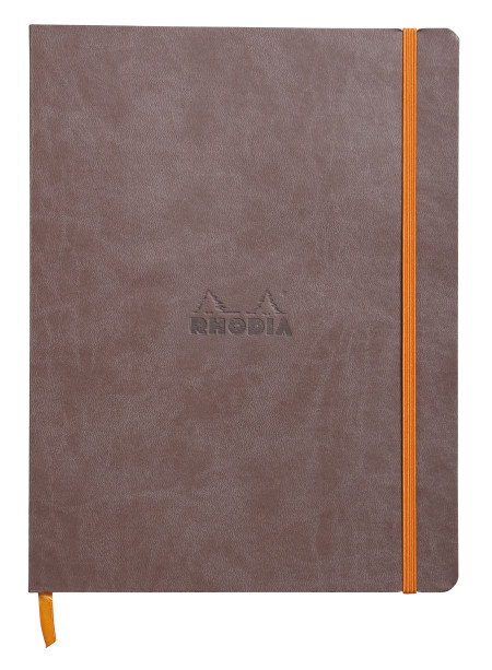 Rhodia Softcover Notebook - Large - Chocolate - Lined